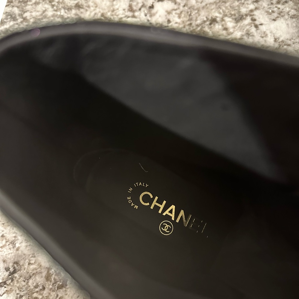 CHANEL “Lace Up” combat boots 37.5 - Picture 7 of 13